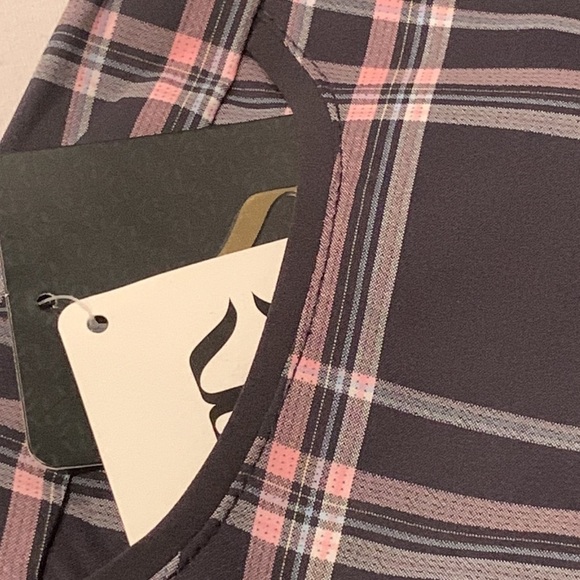 NWT  EP Sport  by EP Pro  Granite Multi Impressions Ladies Gray Plaid Go… - Picture 10 of 14